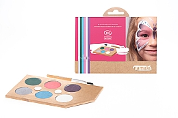 Düfte, Parfümerie und Kosmetik Schminkset für Kinder - Namaki Enchanted Worlds 6-Color Face Painting Kit (f/paint/15g + brush/1pc + acc/5pcs)