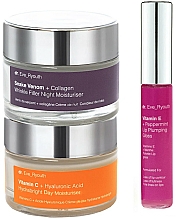 Düfte, Parfümerie und Kosmetik Gesichtspflegeset - Dr. Eve_Ryouth Age-Correct Plumper Skin & Lips Set (Tagescreme 50ml + Nachtcreme 50ml + Lipgloss 8ml)