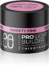 Düfte, Parfümerie und Kosmetik Aufbauendes Nagelgel - Palu Pro Light Builder Gel Sweety Pink 