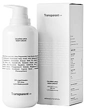 Beruhigende Körpercreme - Transparent Lab Calming Urea Body Cream  — Bild N1