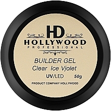 Modellierendes Haargel - HD Hollywood Builder Gel Clear Ice Violet — Bild N3