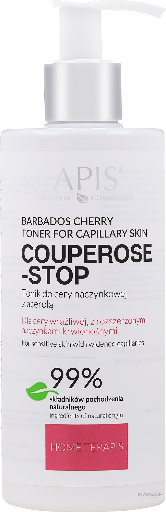 Gesichtstonikum gegen Couperose mit Barbadoskirsche - APIS Professional Cheery Kiss — Bild 300 ml