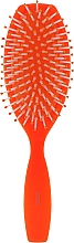 Massage-Haarbürste klassisch 10 Reihen orange - Titania — Bild N1