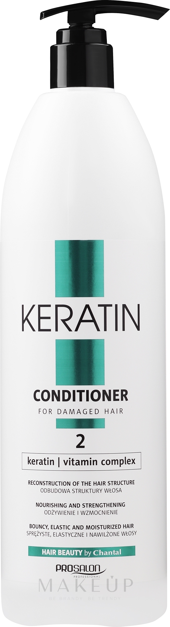 Haarspülung für schwaches, sprödes und raues Haar - Prosalon Keratin Conditioner — Bild 1000 g