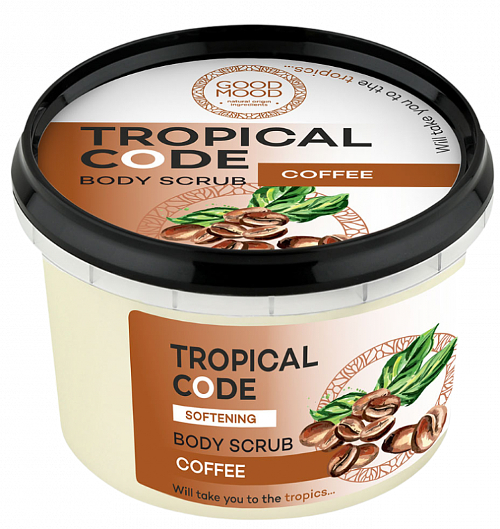 Körperpeeling mit Kaffee - Good Mood Tropical Code Body Scrub Coffee — Bild N1