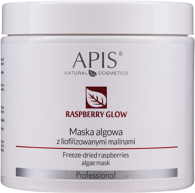 Gesichtsmaske mit Algen und gefriergetrockneten Himbeeren - APIS Professional Raspberry Glow Algae Mask — Bild N3