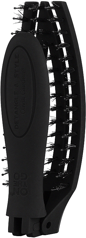 Styling-Haarbürste - Olivia Garden Folding Brush On the Go Smooth&Style — Bild N2