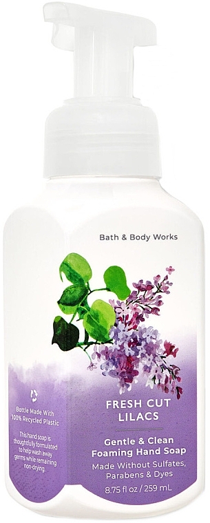 Schäumende Handseife - Bath And Body Works Fresh Cut Lilacs Foaming Hand Soap  — Bild N1