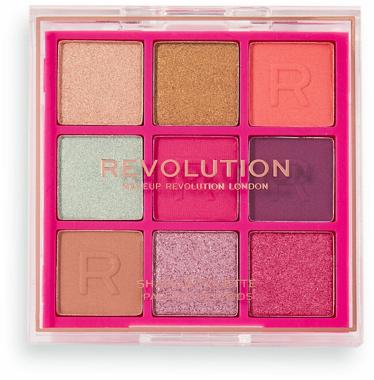 Lidschattenpalette - Makeup Revolution Neon Heat Eyeshadow Palette Tropic Pink — Bild N2