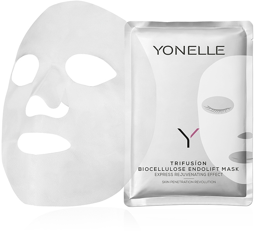 Gesichtsmaske zur intensiven Straffung und Aufhellung der Haut - Yonelle Trifusion Biocellulose Endolift Mask — Bild N1