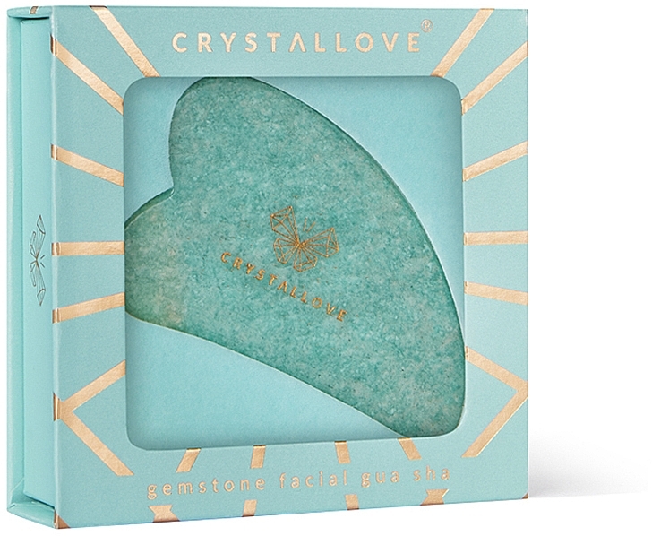 Massagegerät - Crystallove Amazonite Gua Sha Facial Massage Plate — Bild N7