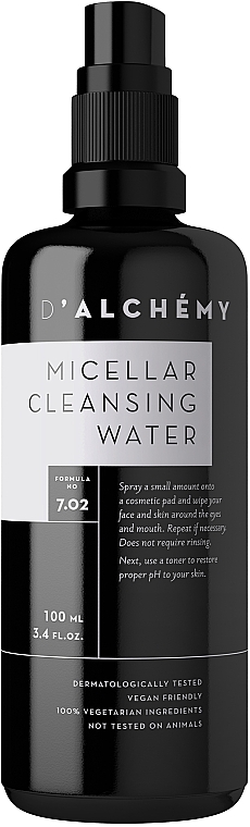 Mizellenwasser zum Abschminken - D'Alchemy Micellar Cleansing Water — Bild N1