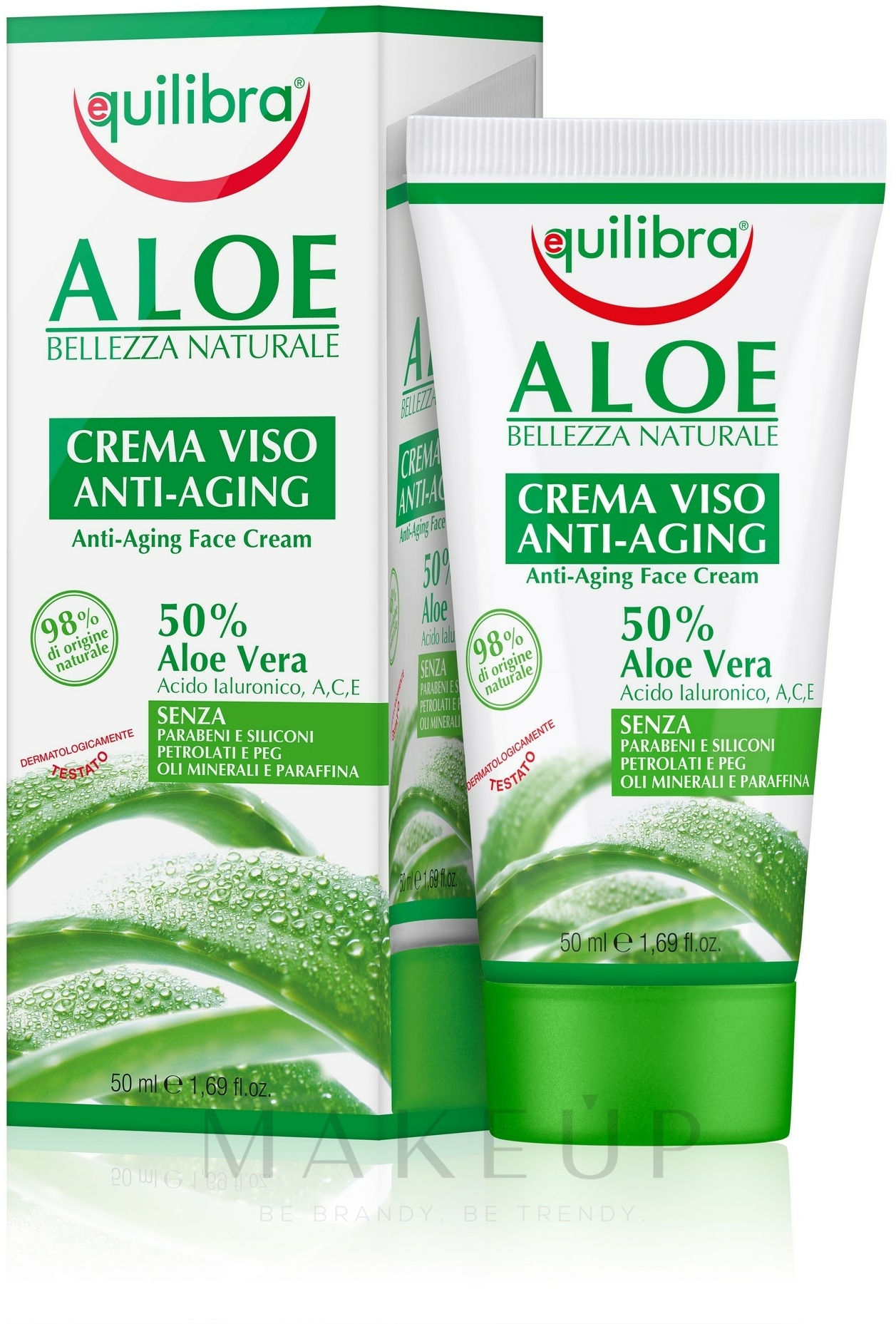 Anti-Aging Gesichtscreme - Equilibra Aloe Line Anti-Age Face Cream — Foto 50 ml