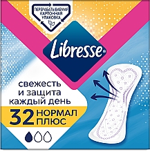 Düfte, Parfümerie und Kosmetik Slipeinlagen 32 St. - Libresse Daily Fresh Plus Normal