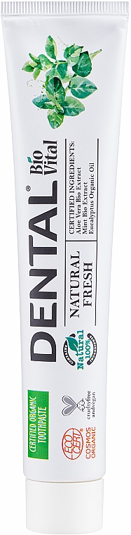 Zahnpasta mit Minzeextrakt - Dental Bio Vital Natural Fresh Toothpaste — Bild N1