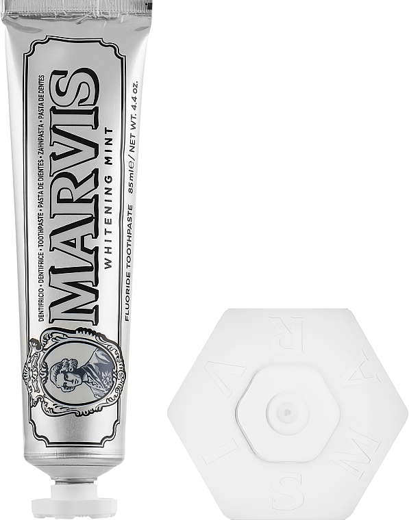 Set - Marvis Whitening Holder Set (toothpaste/85ml + holder/1pc) — Bild N2