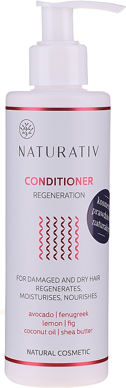 Regenerierende Haarspülung - Naturativ Regeneration Conditioner — Bild N1