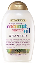 Düfte, Parfümerie und Kosmetik Shampoo für geschädigtes Haar mit Kokosöl - OGX Coconut Miracle Oil Shampoo