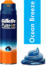 Rasiergel für empfindliche Haut - Gillette Fusion ProGlide Sensitive Ocean Breeze Shave Gel — Bild N2