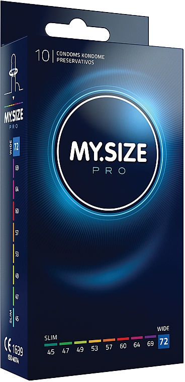 Latex-Kondome Größe 72 10 St. - My.Size Pro — Bild N1