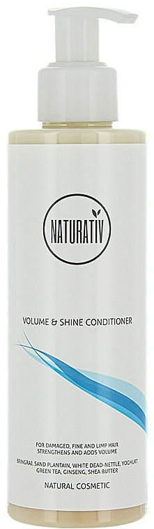 Haarspülung für mehr Volumen und Glanz - Naturativ Volume & Shine Conditioner — Bild N1
