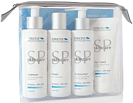 Düfte, Parfümerie und Kosmetik Set für normale und trockene Haut - Strictly Professional SP Skincare (cleanser/150ml + toner/150ml + moisturiser/100ml + mask/100ml)