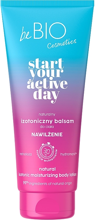 Feuchtigkeitsspendende isotonische Körperlotion - BeBio Start Your Active Day Body Lotion — Bild N1