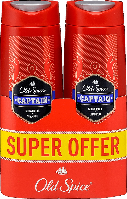 2in1 Shampoo und Duschgel für Männer - Old Spice Captain Shower Gel + Shampoo — Bild N1