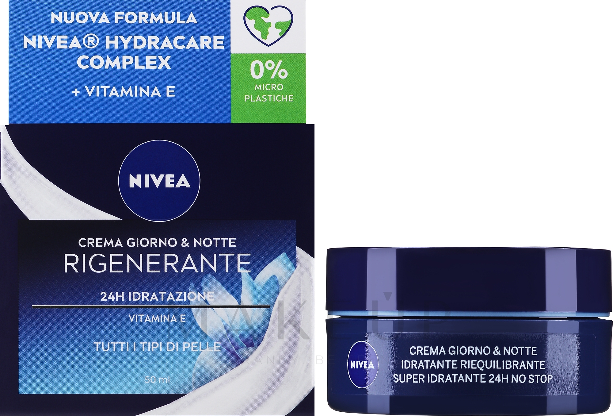 Regenerierende Nachtcreme mit Vitamin E - Nivea 24H Regenerating Night Cream With Vitamin E — Bild 50 ml