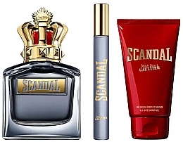 Duftset (Eau de Toilette 100ml + Eau de Toilette 10ml + Duschgel 75ml)  - Jean Paul Gaultier Scandal Pour Homme — Bild N3