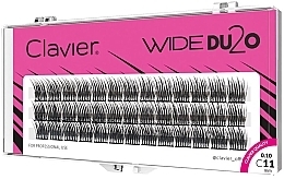 Düfte, Parfümerie und Kosmetik Falsche Wimpern 11 mm - Clavier Wide DU2O Eyelashes