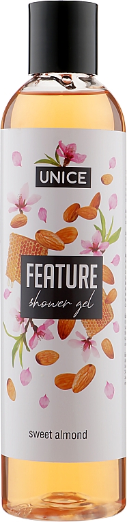 Duschgel Süße Mandel - Unice Body Care Shower Gel — Bild N1