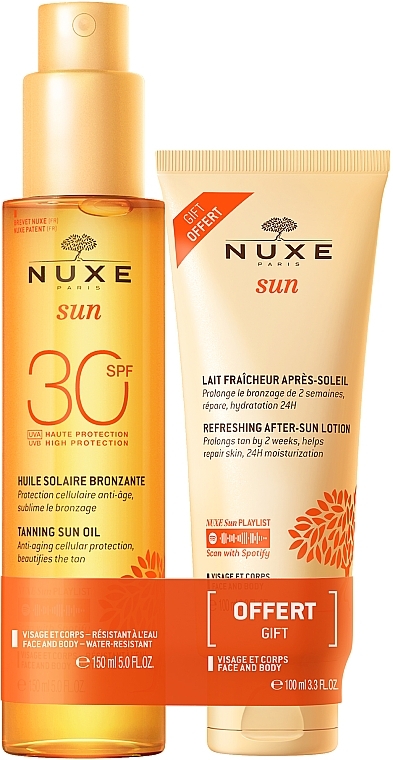 Körperpflegeset - Nuxe Sun SPF 30 (Körperöl 150ml + Körperlotion 100ml) — Bild N1
