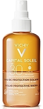 Sonnenschutzspray mit Beta-Karotin SPF 30 - Vichy Ideal Soleil Solar Protective Water Enhanced Tan SPF30 — Bild N1