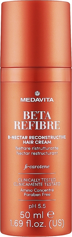 Reparierende Creme für geschädigtes Haar - Medavita Beta Refibre B-Nectar Reconstructive Hair Cream — Bild N1