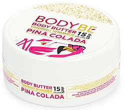 Düfte, Parfümerie und Kosmetik Sonnenschutzcreme-Butter mit schimmerndem Effekt SPF15 Pina Colada - Bodybe Body Butter Tanning Shimmer SPF15 Pina Colada