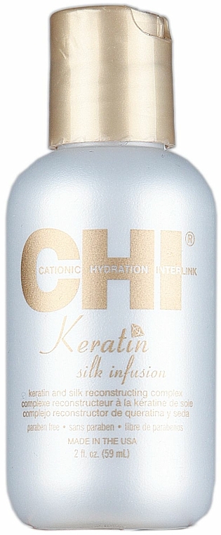 Aufbauende Pflege für geschädigtes Haar - CHI Keratin Silk Infusion