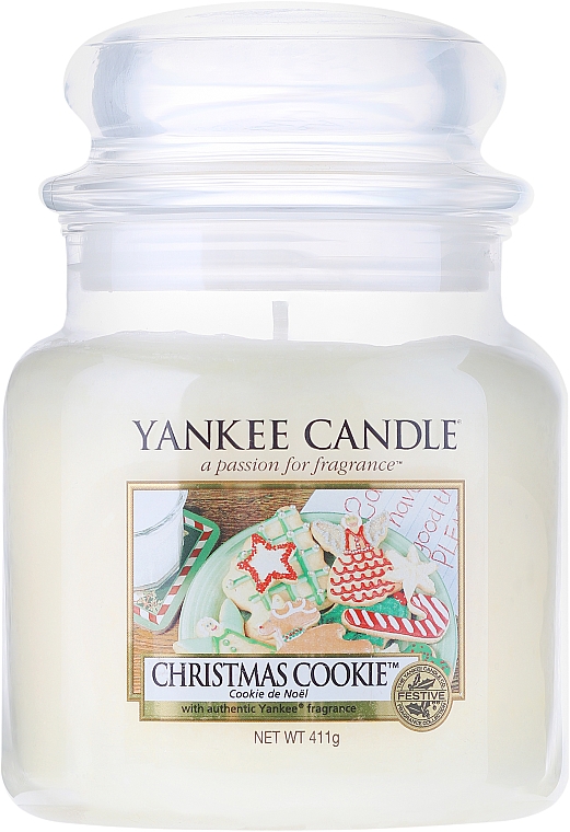 Duftkerze im Glas Christmas Cookie - Yankee Candle Christmas Cookie Jar — Bild N1