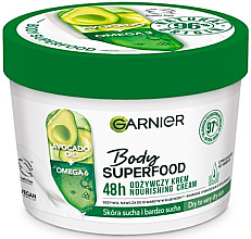 Pflegende Körpercreme für trockene bis sehr trockene Haut - Garnier Body SuperFood Avocado Oil + Omega 6 Nourishing Cream — Bild N1