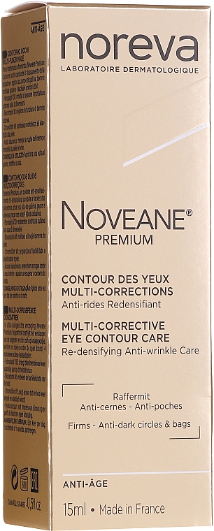 Multifunktionale Anti-Aging Creme für die Augenpartie - Noreva Laboratoires Noveane Premium Multi-Corrective Eye Care — Bild N1