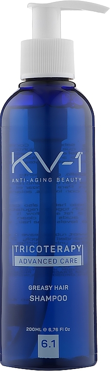 Shampoo gegen fettiges Haar 6.1 - KV-1 Tricoterapy Greasy Hair Shampoo — Bild N1