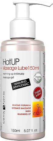 Massagegel - Lovely Lovers HotUP Massage Lube — Bild N1