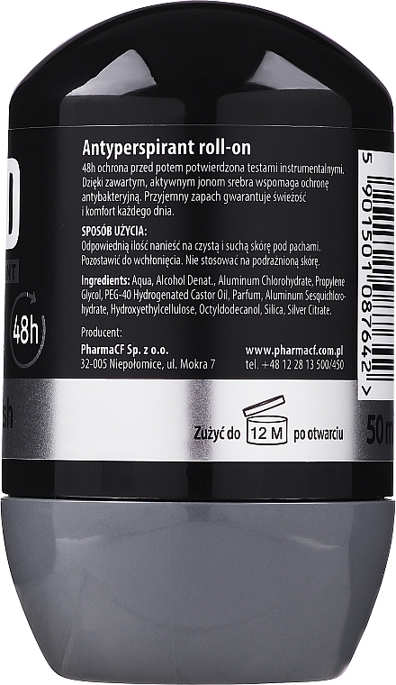 Deo Roll-on Antitranspirant mit aktiven Silberionen - Bond Oxygen Fresh Antyperspirant Roll-On — Bild N2