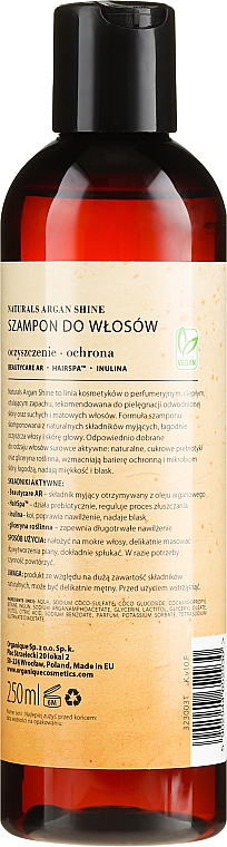 Shampoo mit Arganöl für trockenes Haar - Organique Naturals Argan Shine — Bild N2