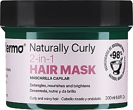 Düfte, Parfümerie und Kosmetik 2in1 Maske für lockiges Haar - Ecoderma Naturally Curly 2 In 1 Mask