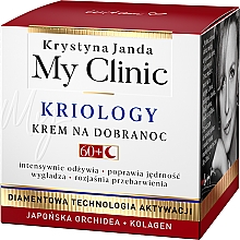Düfte, Parfümerie und Kosmetik Nachtcreme für das Gesicht 60+ - Janda My Clinic Kriology Night Cream 60+