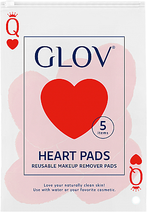 Wattepads zum Abschminken - Glov Heart Pads — Bild N1