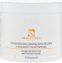 Glättendes Körperpeeling - APIS Professional Orange Terapis Orange Salt Body Scrub With Dead Sea Minerals — Bild N1