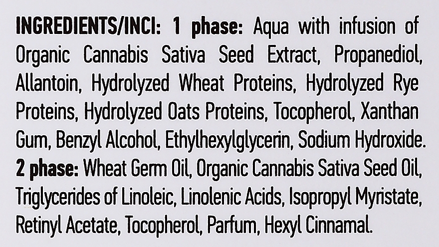 Pflegendes und straffendes Ölserum füt das Gesicht mit Bio-Hanfsamenöl - Ecolatier Organic Cannabis Serum — Bild N4