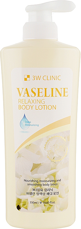 Körperlotion mit Vaseline - 3W Clinic Vaseline Relaxing Body Lotion — Bild N1